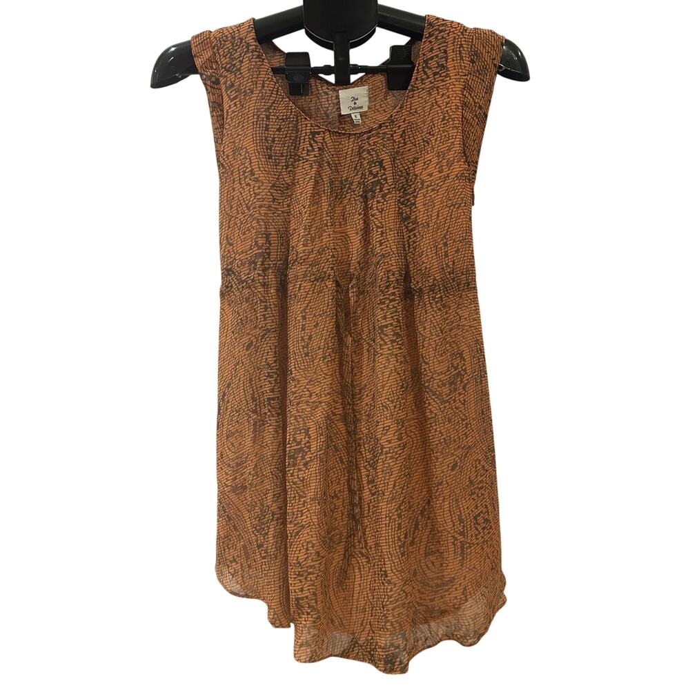 Hot & Delicious Patterned Blouse size S
